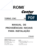 Manual de Providências Iniciais para Instalação: Torno CNC Versão 2.0