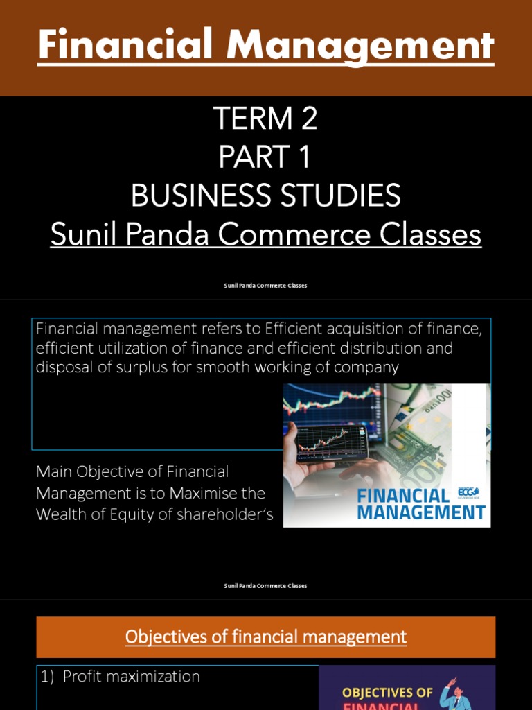 Financial Management SUNIL PANDA cfc02bf1 E4b4 4d37 8b57 f6cd6f279c8b