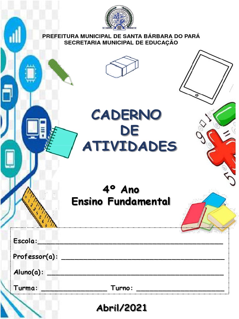 Caderno de Atividades 4º Ano | PDF | Sílaba | Reciclagem