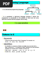 C Programming Language: C Is Case-Sensitive