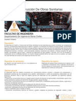 Brochure Diplomado Diseño y Construccion Obras Sanitarias