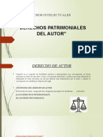 Derechos patrimoniales autor