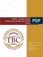 MCEA - Identificación de Mercados Internacionales - EACP