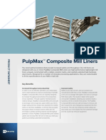 PulpMax Composite Mill Liner Datasheet FA Web