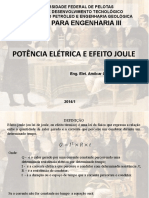 Aula 5 - Potencia Elétrica e Efeito Joule