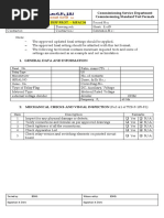 Commissioning Service Department Commissioning Standard Test Formats Description: HIGH IMP. DIFF PROT. - MFAC34