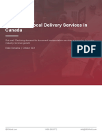 Local Delivery Services in Canada Industry Report