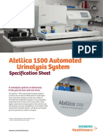 Atellica 1500 Automated Urinalysis System: Specification Sheet