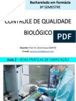 Aula 2 – Boas Praticas de Fabricação - BPF 