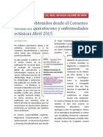 Extractos Consenso Global Sobre Queratocono y Enfermedades Ectasicas Corneales Abril 2015