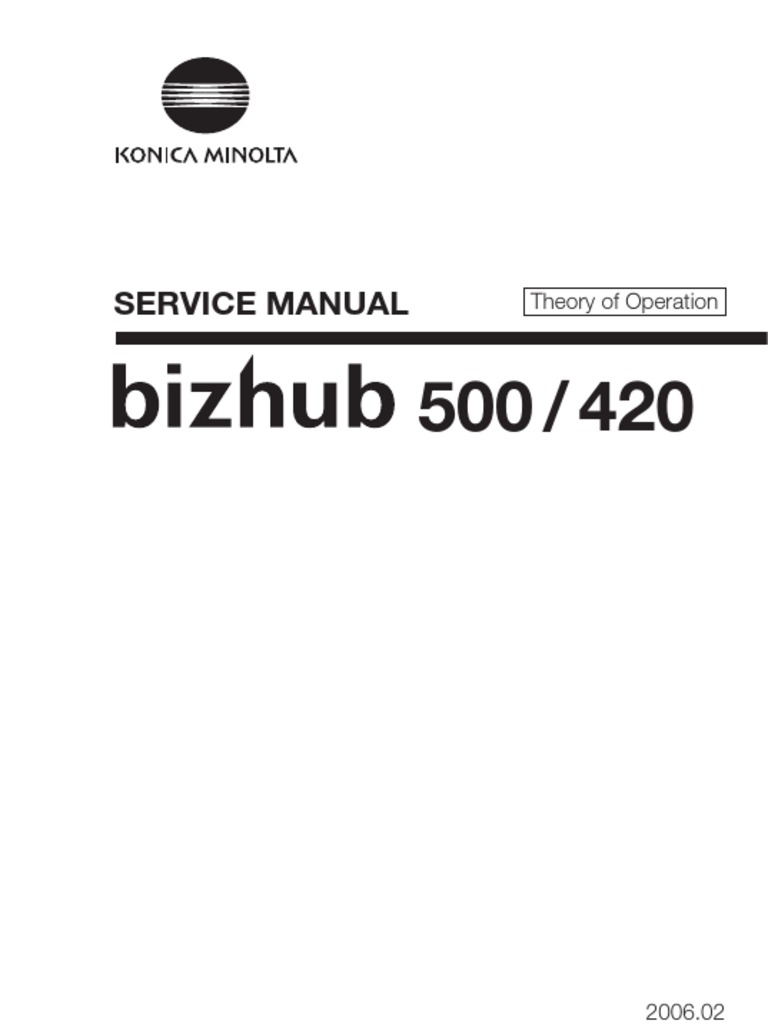 Bizhub 500 420 Service Manual Main Body Options Ac Power Plugs And Sockets Electrical Connector