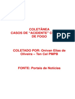 Casos de acidentes com armas de fogo