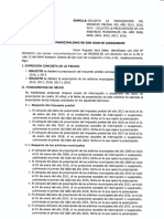 Solicitud de prescripción de impuestos prediales y arbitrios municipales de los años 2013 al 2022