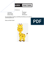girafa poster