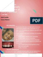 Hispanic Caregivers Beliefs and Perceptions of Early Childhood Caries