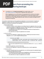 Preventing Users From Accessing Jira Applications During Backups - Atlassian Documentation