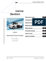 Maintenance Section: ES351 Mechanical Road Sweeper