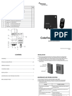 Emaux Colortouch Control System Manual English