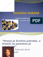 1 Uvod Higijena Ishrane