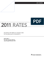 Kaiser Permanente July Rates 2011 RA1 CA KPIF