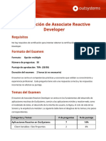 Associate Reactive Developer Certification Detail Sheet - ES - OS