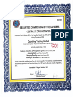 Registration Certificate Quantfury