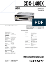 Service Manual: CDX-L480X