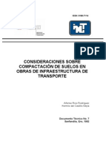 Compactacion de Suelos de Infraestructura de Transporte