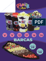 Cardápio Frutty Açaí 2021