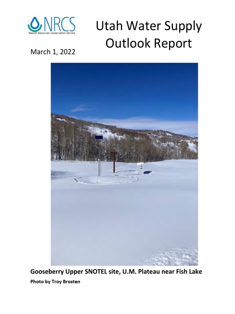 NRCS Utah Water Supply Outlook PDF