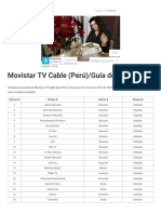 Movistar TV Cable (Perú) Guía de Canales