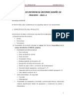 TÉRMINOS DE REFERENCIA INFORME DISEÑO DE PROCESO - 2021-2 Actualizados Febrero 25-2022