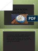 CREMA ACIDA CULTIVADA