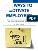 101 Ways To Motivate Employees