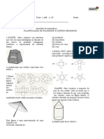 Planificação Poliedros MTM 200