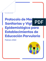 Protocolo medidas sanitarias Educación Parvularia