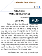 Giáo trình Tâm lí học sáng tạo - Phần 1