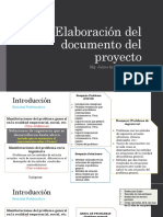 Elaboración Del Documento Del Proyecto