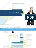 Talent Test v4.0 Reportes Del Sistema