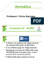 Informática: O Word em detalhes