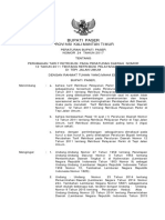 Perbup Nomor 24 Tentang Perubahan Tarif Retribusi Pada Peraturan Daerah Nomor 12 Tahun 2011 Tentang Retribusi Pelayanan Parkir Di Tepi Jalan Umum