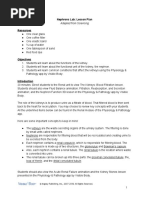 Nephrons Lab Lesson Plan