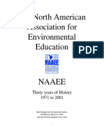 The North American Association For Environmental Education: Thirty Years of History 1971 To 2001