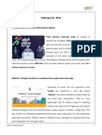 1st February 2018 Current Affairs