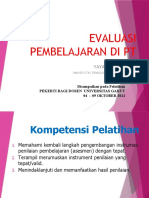 Evaluasi Pembelajaran