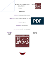 Formación de profesores mapa mental