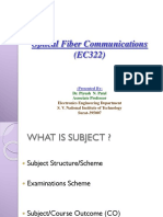 Optical Fiber Communications (EC322