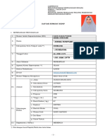 Format Daftar Riwayat Hidup (DRH)