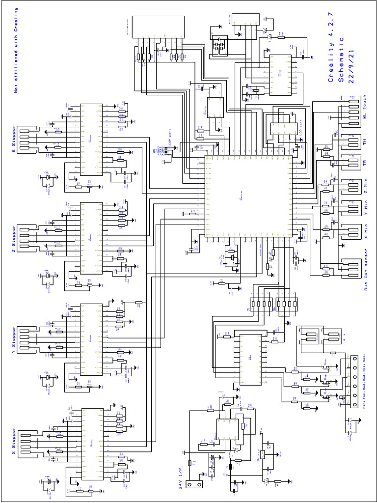 Creality 4.2.2 Wiring Diagram