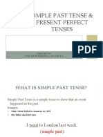 Simple Past Tense & Present Perfect Tenses: Created By: YOSI OKTA ROMANIA (1811230147)